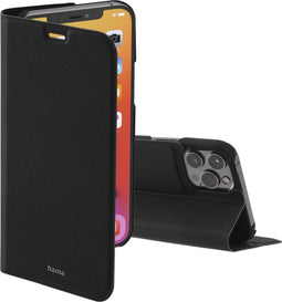 Hama Slim Pro - Flip cover - Krasbestendig met pasjesruimte - Zwart