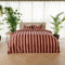 Kayori Dasshu - Dekbedovertrek Katoensatijn 185TC - 200x200-220 + 2 slopen - Burgundy (2 stuks)