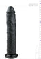 EasyToys - Realistische Dildo met Zuignap - 28,5 cm - Dildo's - Sex Toys voor Vrouwen en Mannen - Dildo Mannen Anaal - Zwart