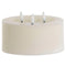 Kaars LED Home ESPRIT Beige 15 x 15 x 7 cm (AA)