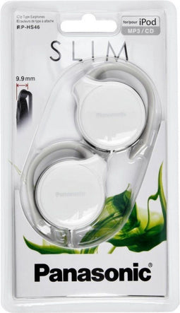 Panasonic RP-HS46E-W - On Ear koptelefoon - Ergonomische oorbeugel 30mm luidspreker - Wit