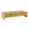 SoBuy FRG198-N - Monitorstandaard - 2 Laden - Bamboe - 18 x 45 x 11 cm