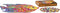 UNIDRAGON Houten Puzzel Voor Volwassenen Dier - Glanzende Vis - 700 stukjes - Royal Size 57x45 cm