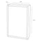 Differnz Look - Spiegelkast - 51 x 38 x 18 cm - RVS - Zilver