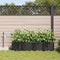 vidaXL - Tuinplanters - met - wateringsysteem - 4 - stuks - Zwart