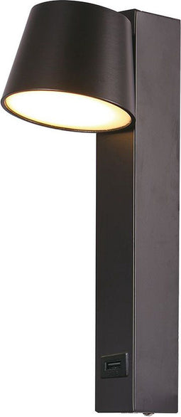 V-TAC VT-10112 LED Wandlampen - Draaibare lampen - IP20 - Zwart - 8 Watt - 900 Lumen - 3000K - Modelnr: - VT-10112