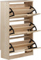 Astigarraga Vita - Schoenenkast - voor 18 paar schoenen - 65x25x115cm - massief grenenhout