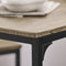 SoBuy OGT03 - Eettafel 3 Delige set - Bartafel met 2 krukken - Naturel