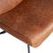 WOOOD Skyler Draaibare Fauteuil - Kunstleer - Cognac - 94x67x85