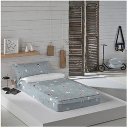 Gewatteerd beddengoed met ritssluiting Haciendo el Indio Lady Snow (Bed van 105) (105 x 190/200 cm)