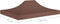 vidaXL - Partytentdak 270 g/m² - 410 x 280 cm - Bruin