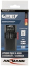Ansmann Powerline Vario X - Batterijlader voor AA/AAA - Bescherming tegen kortsluiting - Zwart