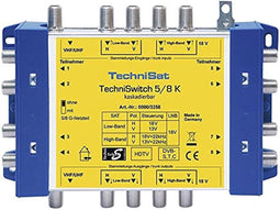 TechniSat Techniswitch 5/8 K, Kaskade Satelliet multiswitch cascade Ingangen (satelliet): 5 (4 satelliet / 1 terrestris