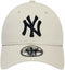 New York Yankees Cap - Beige - One Size - New Era Caps - 9Forty - NY Pet Heren - NY Pet Dames - Petten