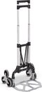 Juskys Inklapbare Trappensteekwagen - Max. 80 kg - Ergonomische handgreep - Zilver/zwart