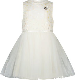 Le Chic SYMMI C212-7834 - Meisjes Jurk - Glimmend bovenlijfje - Maat 86