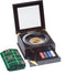 Longfield Games Roulette Set - Roulette Bak 36 cm - Kleed 130 x 90 cm - 200 Fiches - Luxe Zwarte Houten Opbergkist