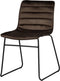 PoleWolf - Ripple stoel - Velvet - Espresso - Set van 4