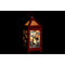 Lykta DKD Home Decor Kerstmis Wit Rood Hout Huis (9 x 9 x 18 cm) (2 pcs)