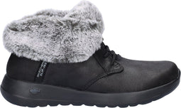 Skechers On-The-Go Joy - Biker Boots - Imitatieleer - Zwart