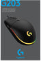 Logitech G203 LIGHTSYNC - Bedrade Gaming Muis - 8000dpi RGB verlichting - Zwart