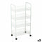 Groentetrolley Confortime Wit Metaal 4 Planken 36 x 26,5 x 86 cm (5 Stuks)