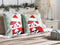 PUDDING - Sierkussen set van 2 - Rood/Groen - 45 x 45 cm - Katoen