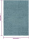vidaXL - Vloerkleed - kortpolig - 120x170 - cm - blauw