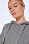 Noisy May Nmship L/s Hoodie Knit Bg - Dames Hoodie met capuchon - Grijs - Maat S