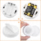 Puck Lights met afstandsbediening 6-pack draadloze LED-kastverlichting Onder kastverlichting Batterij-aangedreven onder toonbankverlichting Dimbare nachtverlichting Stick On Light (warm wit)