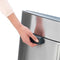 Brabantia Touch Bin New - Afvalemmer 23+10 Liter - Soft-Touch opening - Zwart