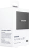 Samsung Portable T7 - Externe SSD - 500 GB - USB C 3.2 - Grijs