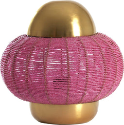 Light & Living Tafellamp Cetara - Kralen - 26cm - Roze