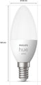 Philips Hue Kaarslamp E14 - Slimme LED - Dimbaar warmwit licht - (2 stuks)