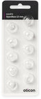 Oticon minifit OPENBASS dome MAAT: 12 MM - Blister van 10 stuks - voor MiniRite luidsprekers