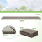 Coast Uitrolbaar Tuinpad Grijs – Weerbestendig HDPE Looppad met Houtlook – 242 x 43 cm