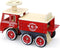 Vilac loopwagen brandweer - Houten loopwagen - Zitplaats en opslagruimte - Rood