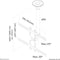 Neomounts FPMA-C400SILVER - Plafondbeugel - t/m 60
