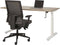 Bureau Teez Slinger zit/zit verstelbaar breed 160CM diep 80CM bladkleur Speciale Kleur framekleur Aluminium (RAL9006)