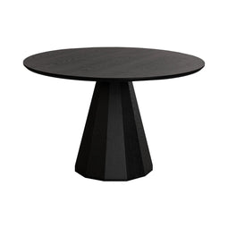 Kick eettafel Viggo - 120cm - Zwart