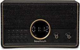 KoolTech House Retro radio - met AM/FM en Bluetooth - Zwart