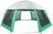 vidaXL - Zwembadtent - uitneembare - buiten- - gaaswanden - 612x612 - cm - zeegroen