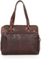 Leren Laptoptas / Schoudertas - Kansas - Donkerbruin