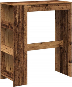 vidaXL - Bartafel - met - rekken - 90x40x103,5 - cm - bewerkt - hout - oud - houtkleurig