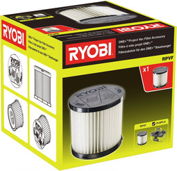 RYOBI Hepa-filter H12 afneembaar en wasbaar voor R18PV