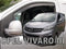 Opel Vivaro - Zijwindschermen - Inclusief spanclips - Smoke getint (2 stuks)