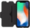 Otterbox Strada - Flip cover - Leer Schokbestendig - Zwart