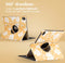 imoshion Tablet Hoes - Geschikt voor iPad Air 5 (2022) / Air 4 (2020) - 360° Draaibare Design Bookcase 2.0 - Yellow Flowers