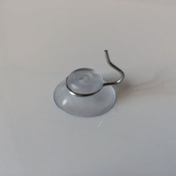 Klika - Zuignap transp 20 mm met haak 100st - 12 stuks