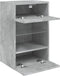 vidaXL - Tv-wandmeubel - met - LED-verlichting - 40x30x60,5 - cm - betongrijs